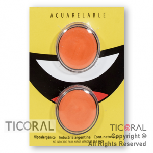 MAQUILLAJE ARTISTICO PINTAFAN FLUO NARANJA NARANJA 119-02 (4GR SET X 2) x 3